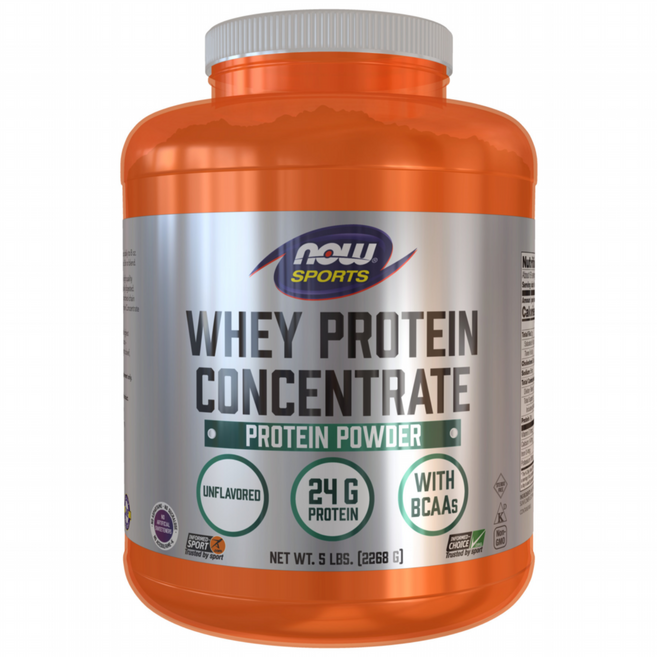 나우푸드 웨이 프로틴 컨센트레이트 파우더 단백질 보충제 언플레이버드, 1개, 2.27kg