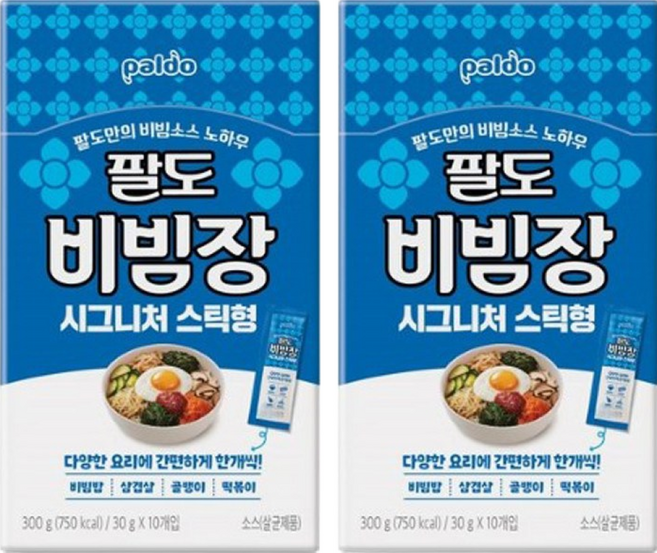 팔도 비빔장 시그니처 스틱형 30g 비빔소스, 20개