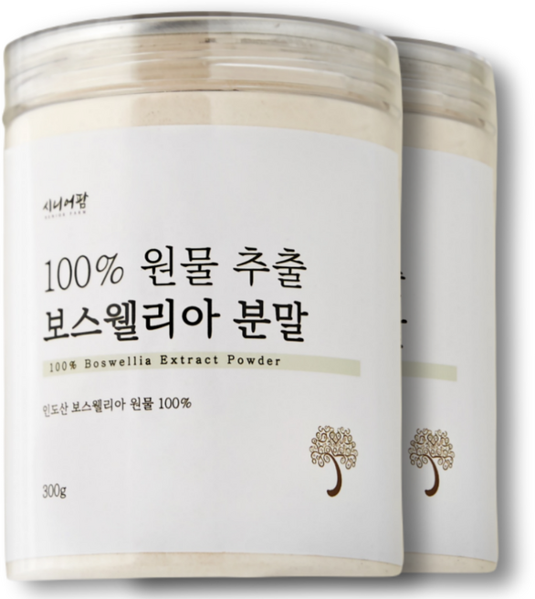 시니어팜 100% 프리미엄 보스웰리아 원물 추출 분말, 300g, 2개