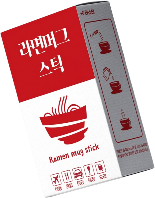 라면머그스틱 - 진한 맛 라면티백 형태보다 간편하게, 1개