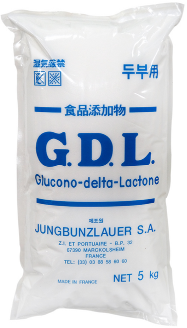 순두부 연두부 제조용 간수 GDL 지디엘 프랑스산, 1개, 5kg