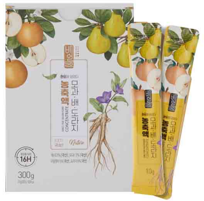 배어듦 모과배도라지 농축액, 300g, 1개