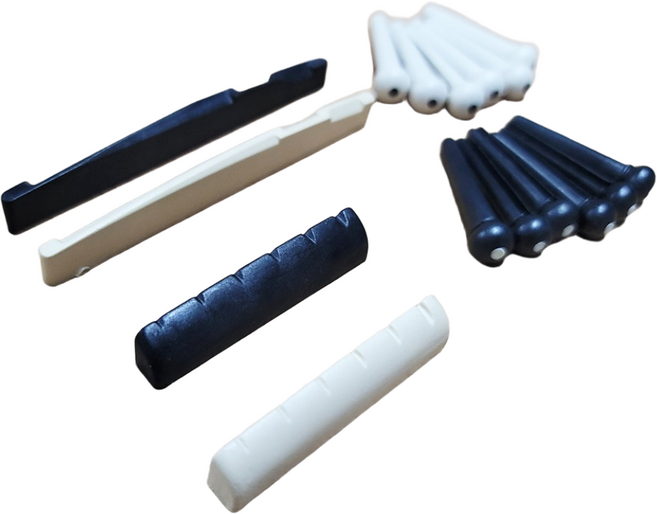 통기타 터스크 새들 너트 브릿지핀 상현주 하현주, 1개