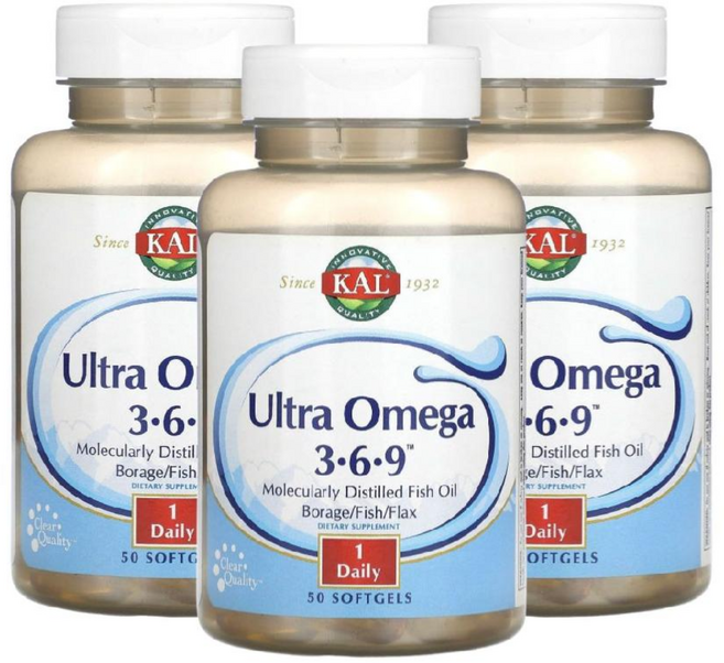 1+1+1 칼 울트라 오메가3-6-9 소프트젤50정 피쉬오일 fishoil 생선오일 오메가쓰리, 50정