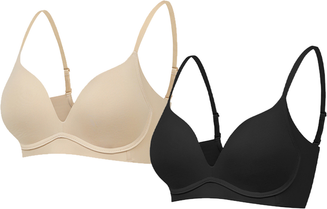 비너스 여성 군살 보정 노와이어 심리스 브라 25-033