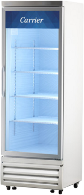 캐리어 CSR-480F1H 간냉식 -18도 수직형 컵냉동 냉동고 약국 음료수 주류 식당 카페 쇼케이스, 서울지역무료배송