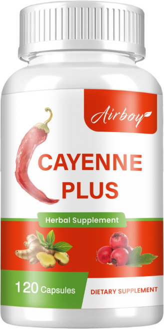 천연 고추추출물 함유 혈액순환 개선과 체온 상승에 효과적인 퀵 릴리스 캡슐 생강+산사나무 열매 복합 성분 무첨가제 소화 흡수율 90% 이상, 1개, 60정