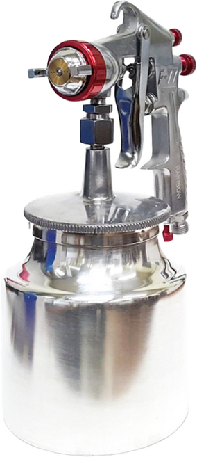 덕수 페인트 도장 도색 에어 스프레이건 세트 후끼 F77S-2.5, 1개