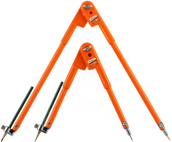 목공용 컴퍼스 콤파스 대형 산업용 제도 공구, 25x90(소), 1개