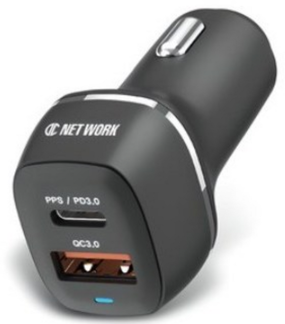 디씨네트워크 PPS USB-C PD 30W 초고속 차량용 충전기, BLACK, BND-G30AC