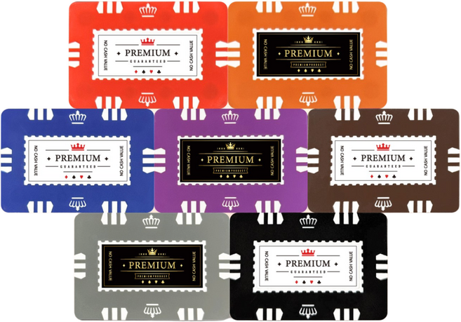 빅 삼선 사각칩 대형 고액칩 떡칩 카지노 홀덤 포커 게임 용품, 블랙, 블랙, 1개