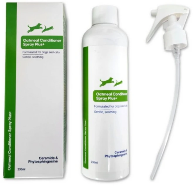 오트밀 컨디셔너 스프레이 개 고양이 겸용, 1개, 230ml - 쿠팡