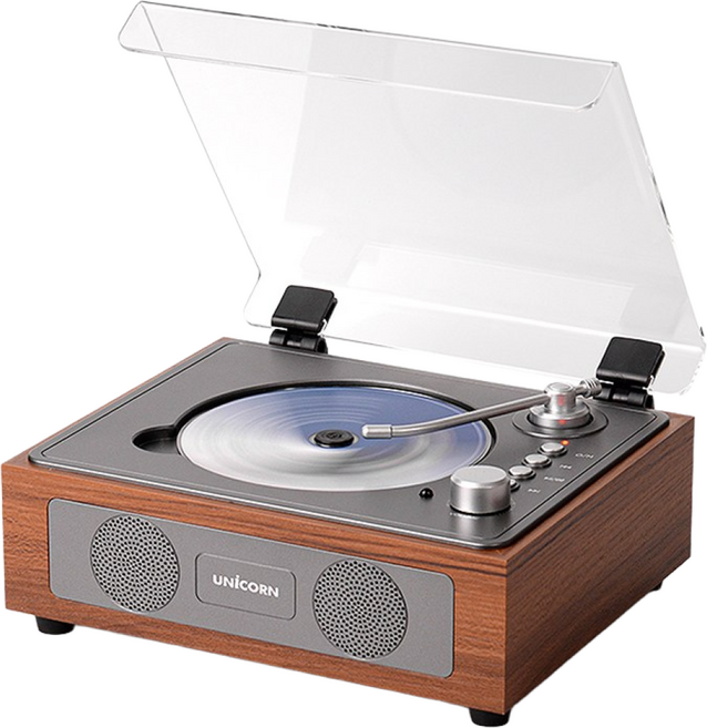 유니콘 엔틱 레트로 블루투스 휴대용 무선CD플레이어 전용리모컨 MF-500CD, 상세 설명 참조, 상세 설명 참조
