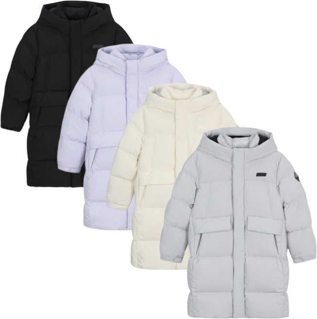 [정상가: 239 000원] 네파키즈 공용 덕다운 롱 패딩 오리털 등교 야외활동 스키장 눈썰매장 한파 겨울 아동 점퍼 자켓