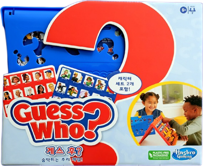 (Hasbro) Guess who 해즈브로 보드게임 게스후 F6105, 혼합색상, 1개