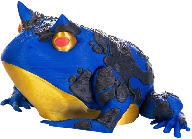 팩맨 개구리 모형 인형 선물 인테리어 소품 장식품 3D프린터 P305, 1개, 블루