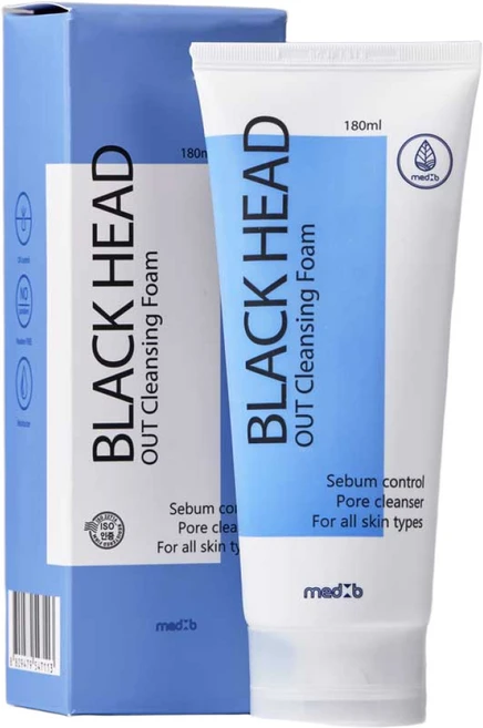 메드비 블랙 헤드 아웃 클렌징폼, 180ml, 1개 - 쿠팡