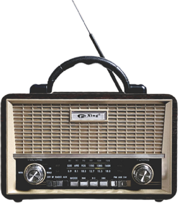 효도라디오 단파 휴대용 고성능 블루투스 USB SD카드 AUX 클래식 레트로, 블랙