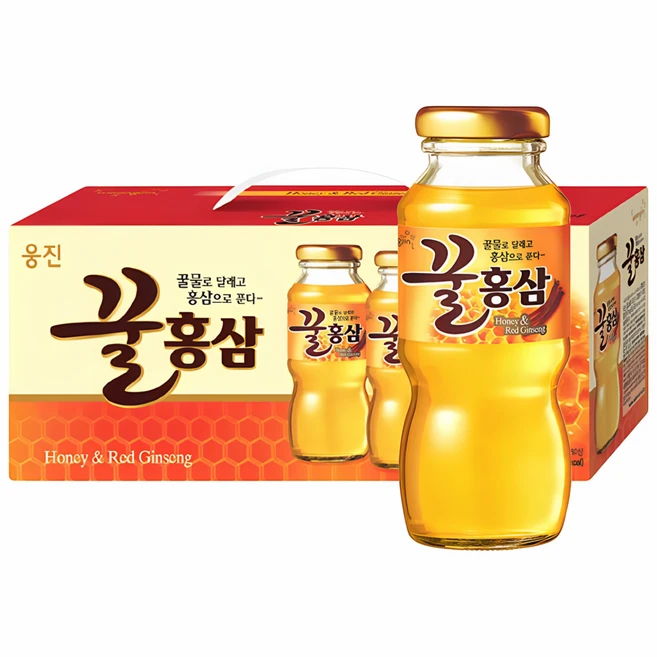 웅진 꿀 홍삼 혼합 음료, 180ml, 12개 - 쿠팡