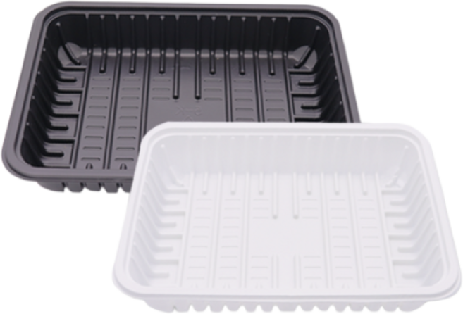 PP 트레이 용기 T5(3kg ) 정육포장 정육선물세트 포장용기 일회용용기, 백색, 100개
