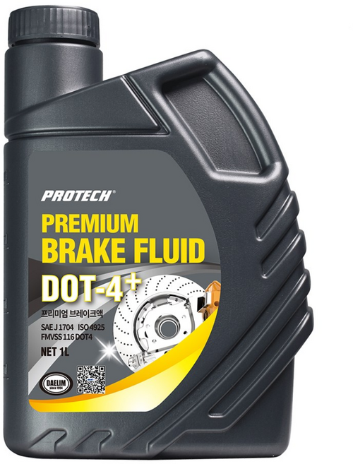 프로텍 프리미엄 브레이크오일 DOT4 1L, 1개