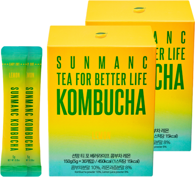 선망 콤부차 레몬, 5g, 30개입, 2개