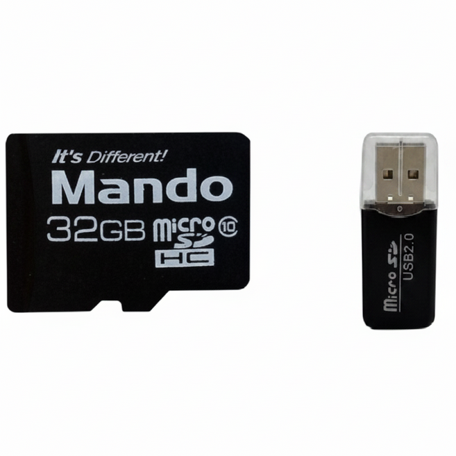 만도 메모리 블랙박스 마이크로SD 32GB 리더기 증정, 1개