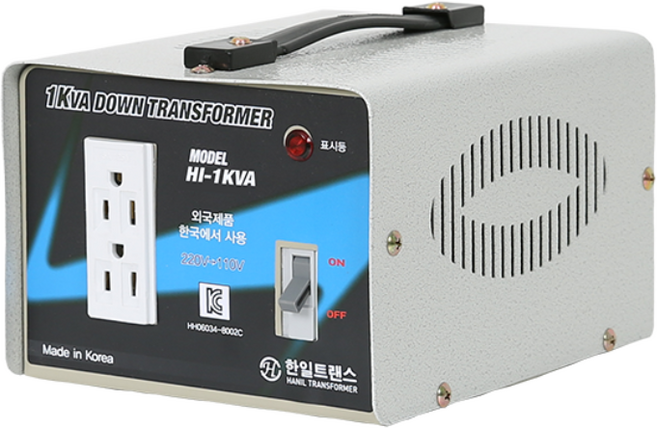 600va 1 2 3KVA 링코어 변압기 한일 트랜스, 1개, 링1k 220-110(외국제품 한국사용)