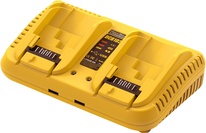 (호환) MGZ 몰 디월트 2구 급속 충전기 디월트 12V 18V 20V 배터리 충전기, 1개, 본품(배터리없음)