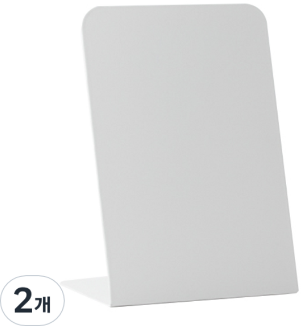 메탈 자석 아트판 디스플레이, 화이트, 2개