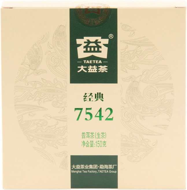 대익차 미니 보이차 경전 7542 생차, 150g, 1개입, 1개