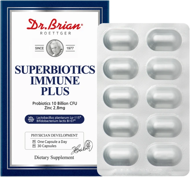 닥터브라이언 슈퍼바이오틱스 이뮨 플러스, 1개, 30정 - 쿠팡