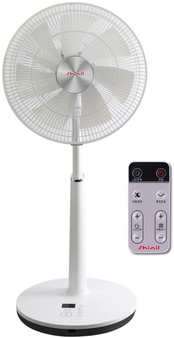 신일 인공지능 BLDC모터 무소음 리모컨 선풍기, SIF-DC514NK