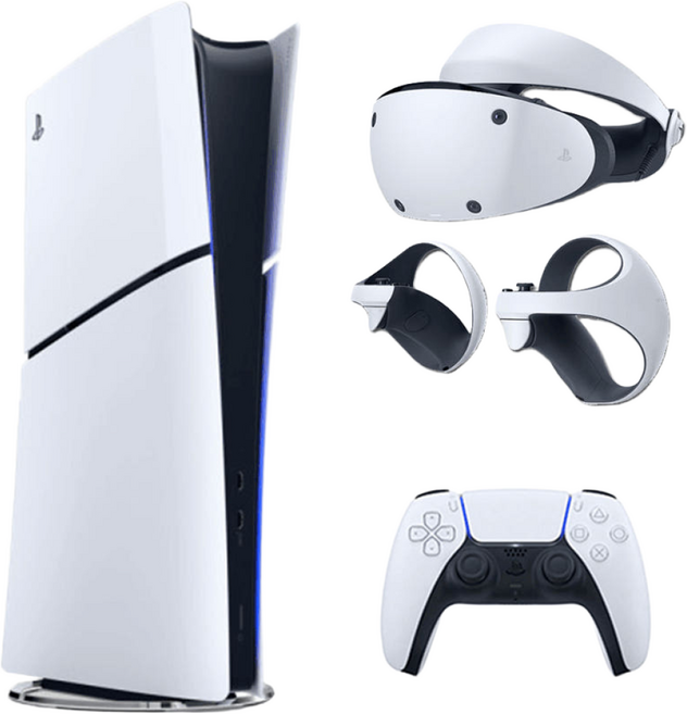 [PS5] 플레이스테이션5 슬림 디지털 에디션 + VR2 풀세트, PS5 슬림 디지털 에디션 + VR2 컨트롤러
