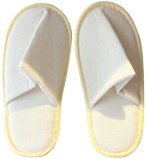 호텔용 일회용 슬리퍼 여행용 실내화 집들이 손님용 광목천, 500개, 네츄럴