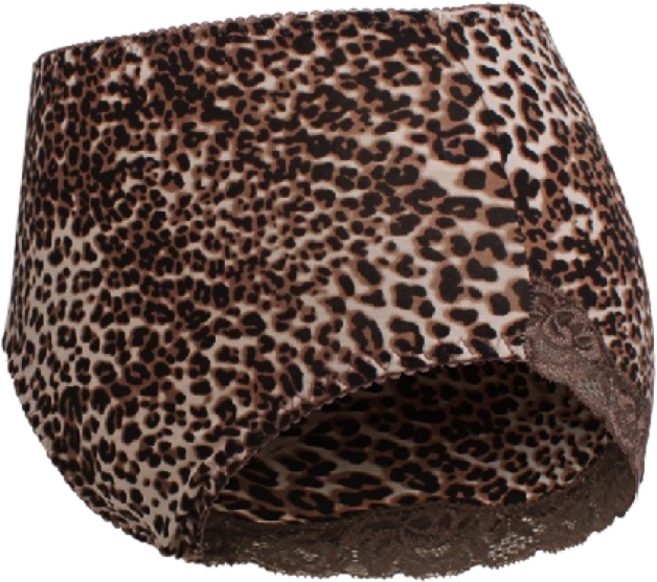 라비앙 호피무늬 나염 노라인 여성팬티 EPT2016