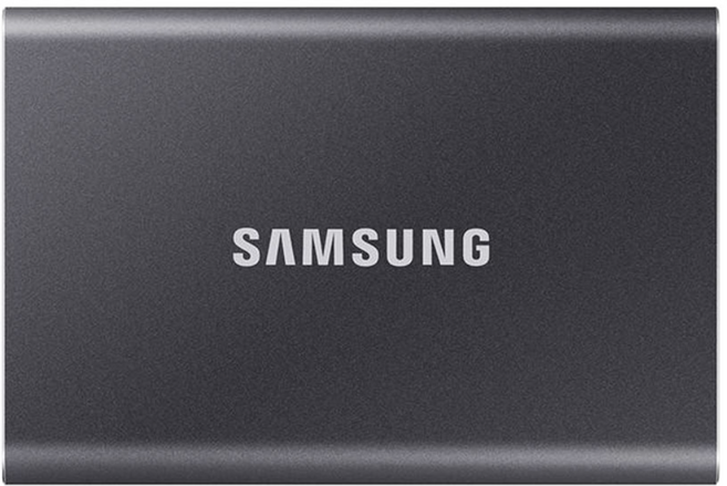 삼성전자 T7 USB 3.2 포터블 외장 SSD, 2TB, 그레이