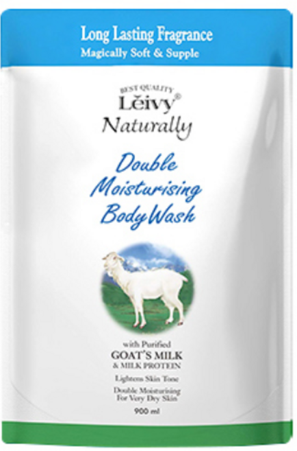 레이비 산양유 바디워시 리필, 900ml, 1개