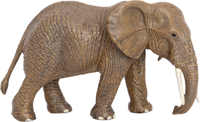 제트피규어 아프리카 코끼리 A 동물 피규어 장난감 모형, 1개