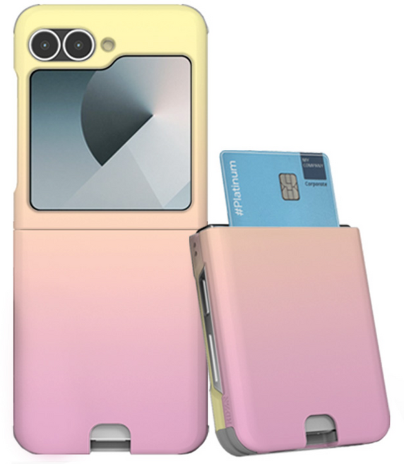 갤럭시Z플립 6 그라데이션 하드 마그네틱 케이스 제트팝 (맥세이프 호환)