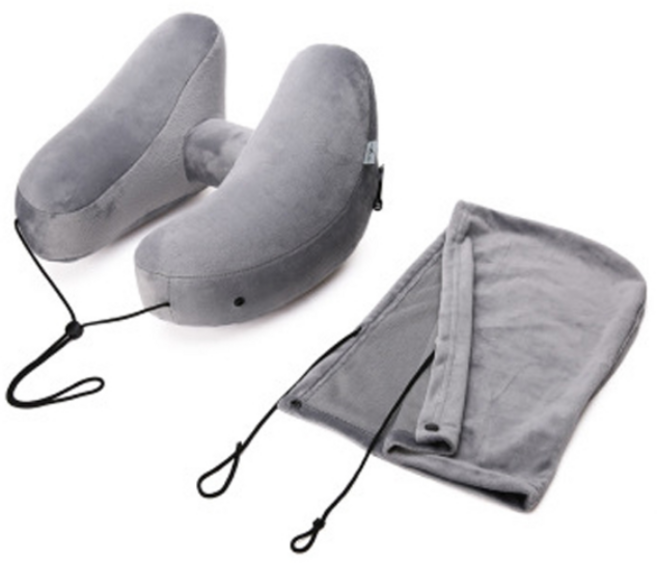 TRAVEND 트래벤드 기내용 여행용 에어 후드 목베개 목쿠션