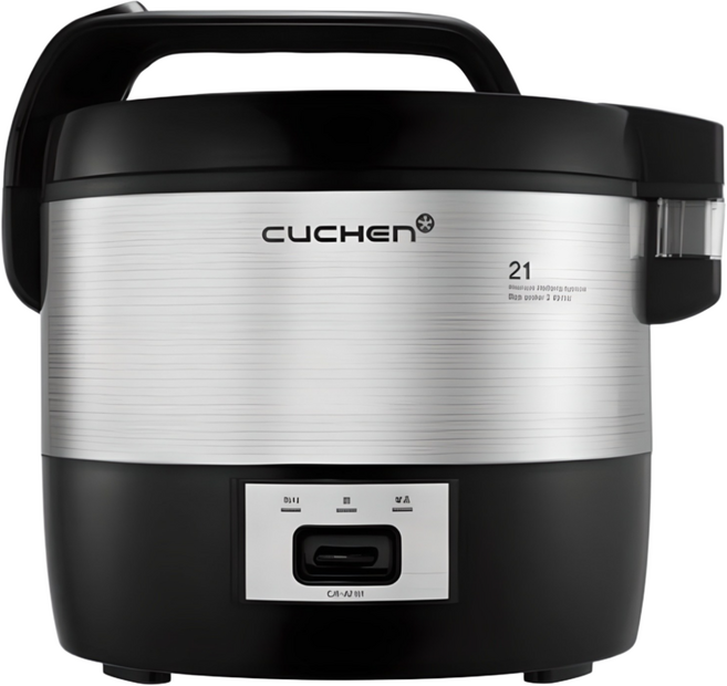 쿠첸 업소용 전기밥솥 21인용, CJE-A2101, Black + Silver
