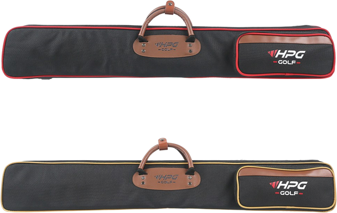 HPG 파크골프 더블백 가방 2개보관, 레드블랙