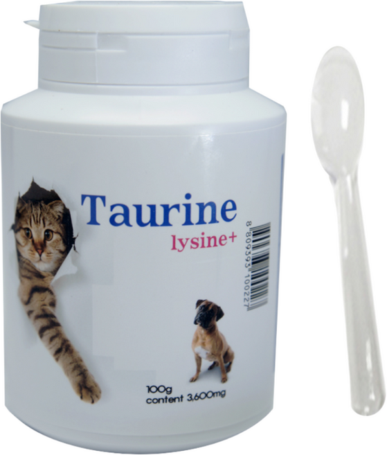 수제명가 반려동물 웰펫 타우린 아미노 플러스 영양제, 활력, 100g, 2개