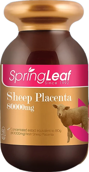 스프링리프 호주 양태반 캡슐 80000mg 90캡슐x2통, 90정, 2개 - 쿠팡