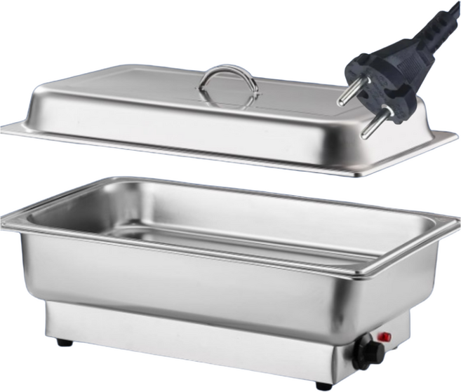 센샤인 업소용 중탕기 차핑디쉬 워머기 식당 뷔페, 13L, 기본(스텐), 1칸