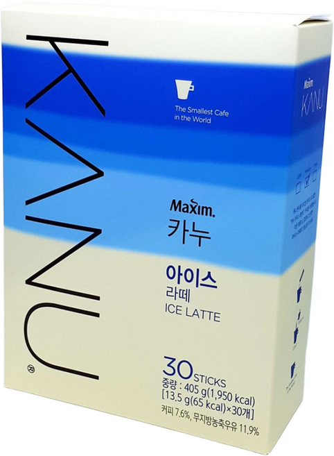 카누 아이스 라떼, 135g, 1개, 30개입