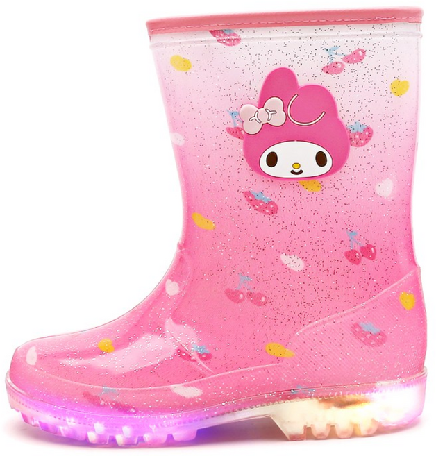 아동용 CH 마이멜로디 라이팅 레인부츠