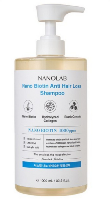 나노랩 나노리포좀 신기술 바이오틴 맥주효모 탈모증상완화 샴푸 대용량 1000ml, 1개