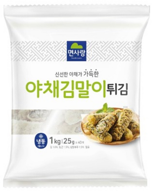 면사랑 김말이 25g, 1개, 1kg